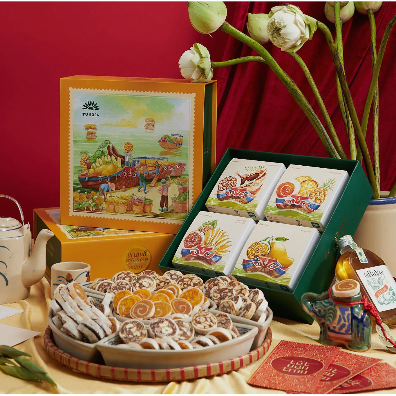 Trái cây cuộn Tư Bông – Đặc sản Đồng Tháp mang hương vị miền Tây vươn ra thế giới