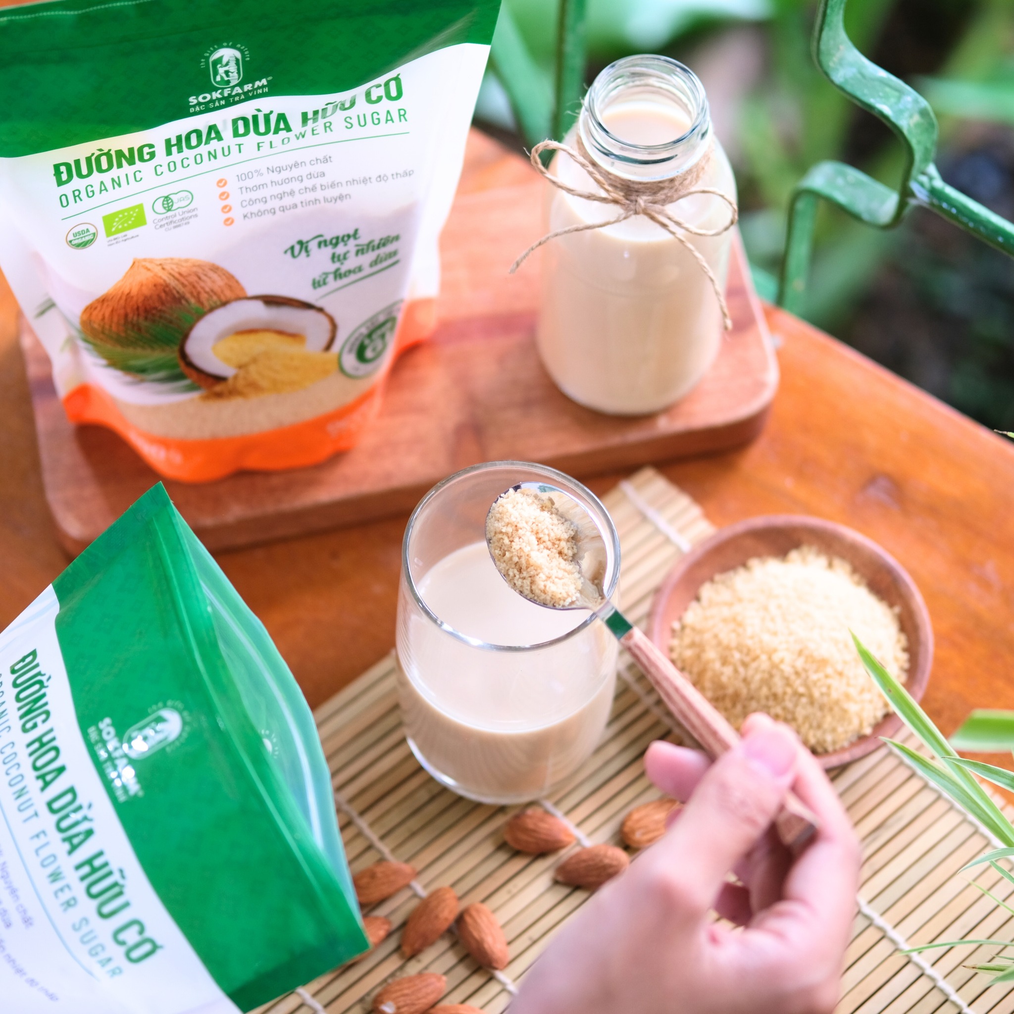 ĐƯỜNG HOA DỪA HỮU CƠ SOKFARM: GIẢI PHÁP TẠO NGỌT AN LÀNH CHO SỨC KHỎE BỀN VỮNG